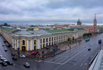 В Петербурге на ходу загорелся трамвай