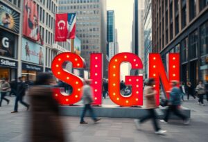 Объемные буквы для вывесок: советы по выбору дизайна и материалов для наружной рекламы