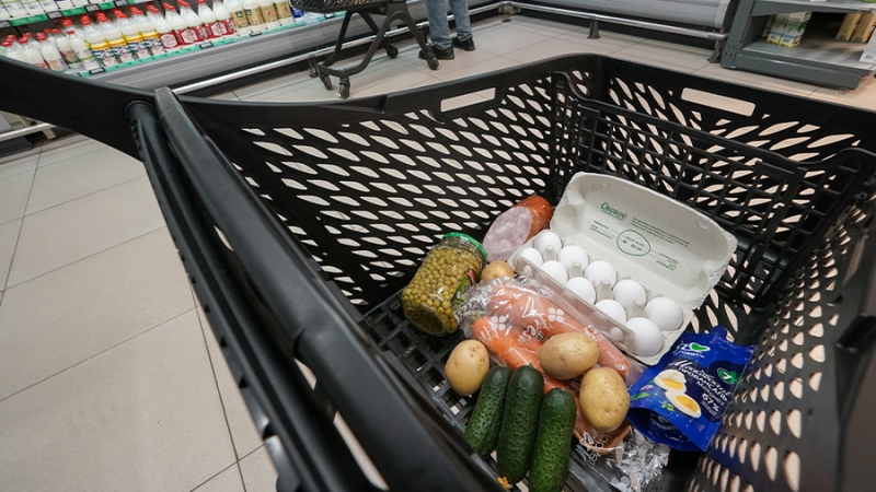 Россияне рассказали о тратах на продукты