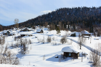 В Шерегеше образовалось несколько провалов в земле
