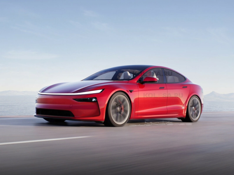 Обновлённая Tesla Model S: первые изображения