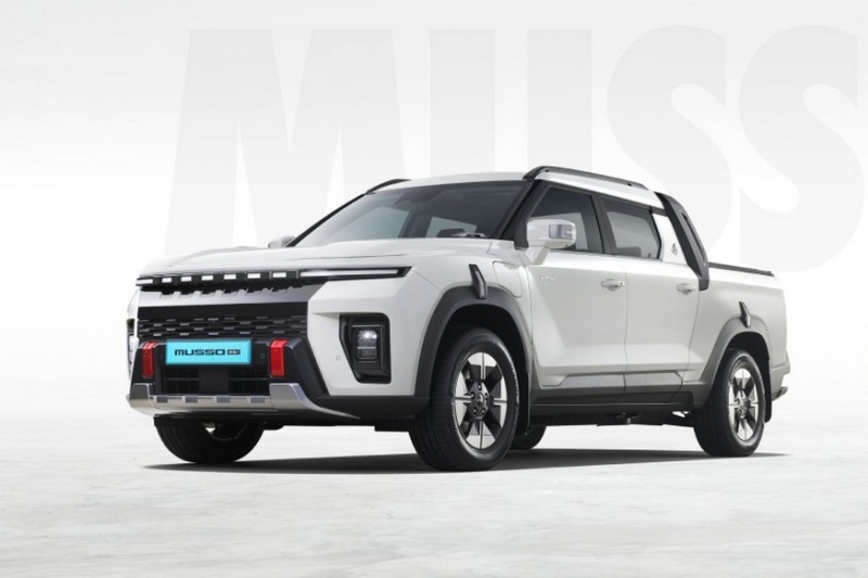 Пикап KGM Musso EV от бывшего SsangYong предложен с полным приводом