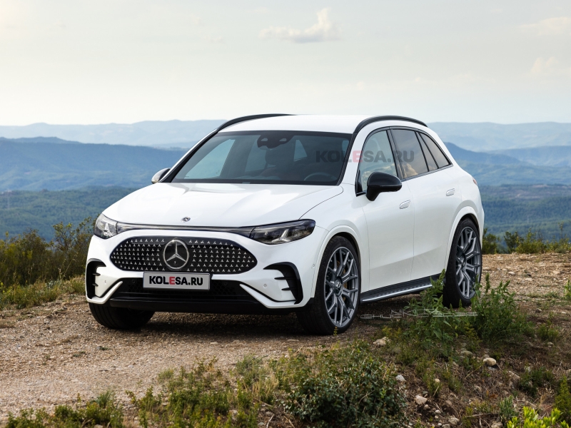 Электрический кроссовер Mercedes-Benz GLC: новые изображения