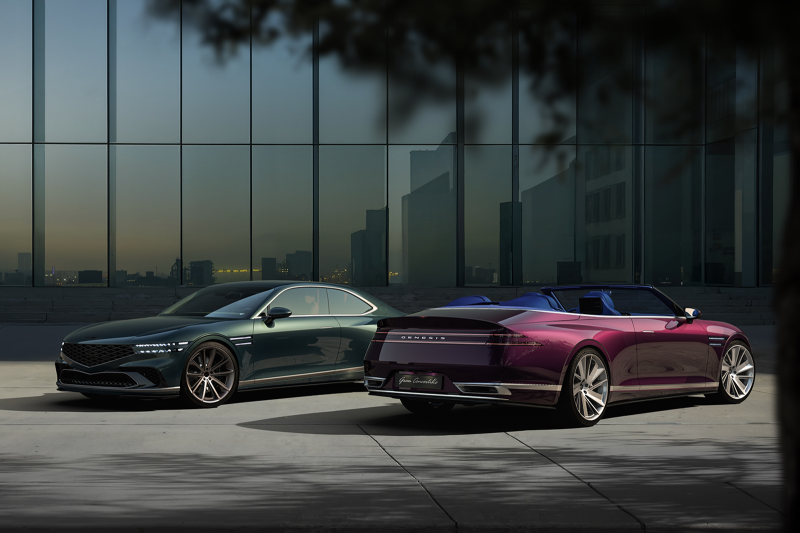Genesis создал X Gran Coupe и X Gran Convertible на базе флагманского седана G90