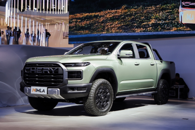 Новый пикап Chery готов побороться за клиентов с Toyota Hilux