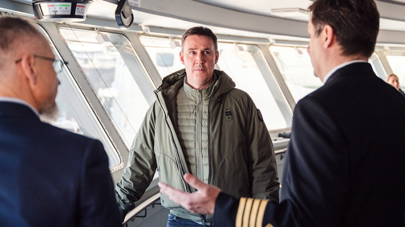 Патрушев высоко оценил новейшее рыболовецкое судно «Капитан Соколов»