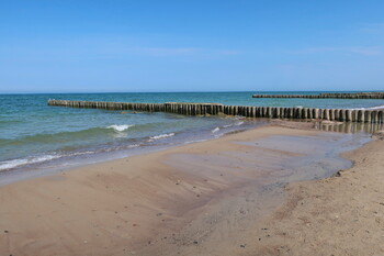 Пляжи Зеленоградска уменьшились почти на 20 метров из-за штормов 