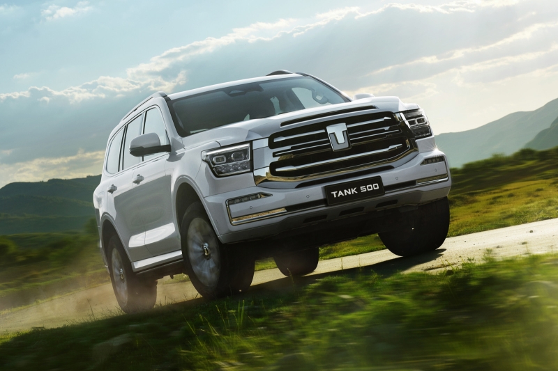 Подзаряжаемый гибрид Tank 500 готовится выйти на российский рынок: рассекречен ценник