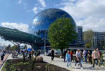 В Калининграде открылся корпус-шар Музея Мирового океана 