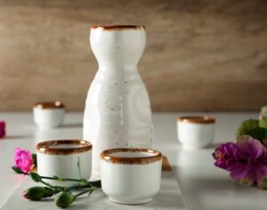 Императорский фарфор: Костяной фарфор и надглазурная деколь на бокалах