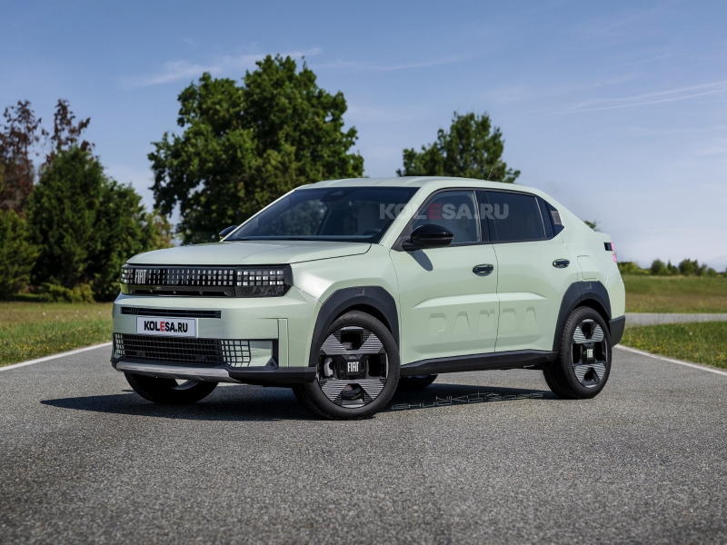 Новый купеобразный кроссовер Fiat Panda Fastback: первые изображения