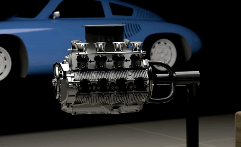 В США разработали новый 8-цилиндровый оппозитный мотор с воздушным охлаждением