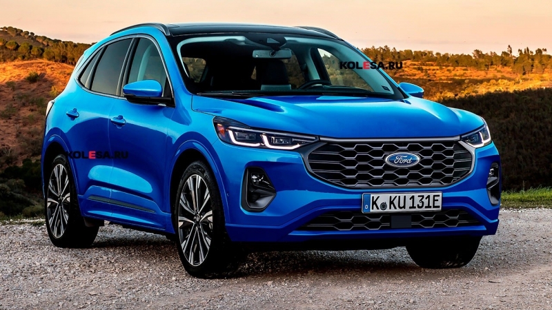 Ford «освежит» Kuga: первое изображение обновлённого кроссовера
